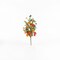 Artificial Wildflower Poppy Spray Orange Yellow Salmon Floral Stem 26 Inch-FH8228E8
